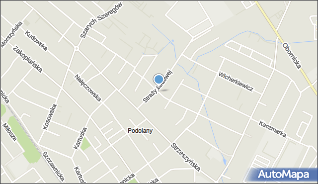 Poznań, Raczyńskiego Edwarda, mapa Poznania