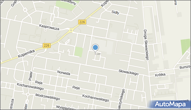 Pruszcz Gdański, Radosna, mapa Pruszcz Gdański