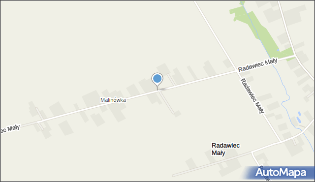 Radawiec Mały, Radawiec Mały, mapa Radawiec Mały