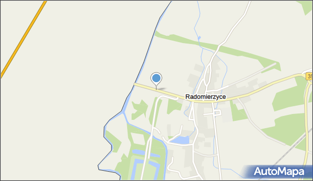 Radomierzyce gmina Zgorzelec, Radomierzyce-Hagenwerder, mapa Radomierzyce gmina Zgorzelec