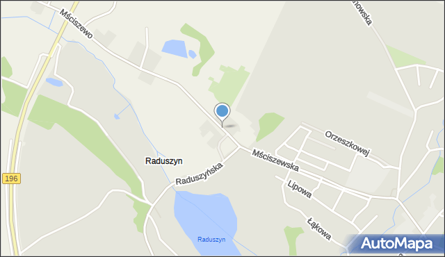 Raduszyn, Raduszyn, mapa Raduszyn