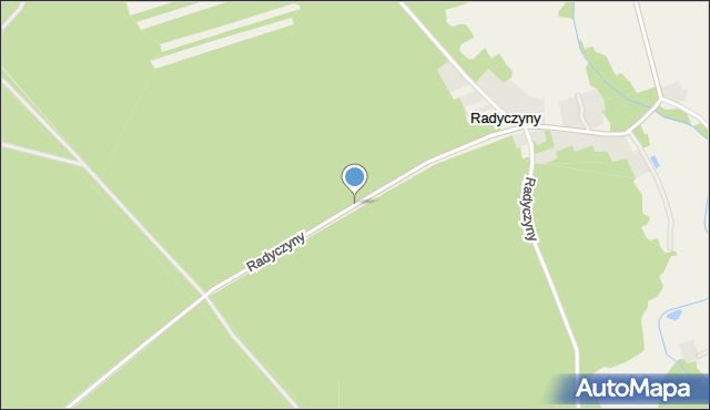 Radyczyny, Radyczyny, mapa Radyczyny