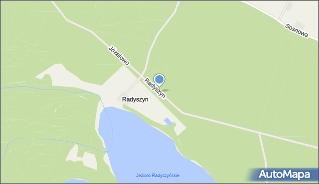 Radyszyn, Radyszyn, mapa Radyszyn