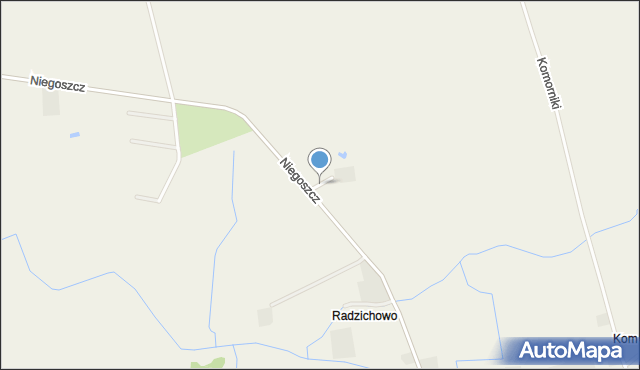 Radzichowo, Radzichowo, mapa Radzichowo