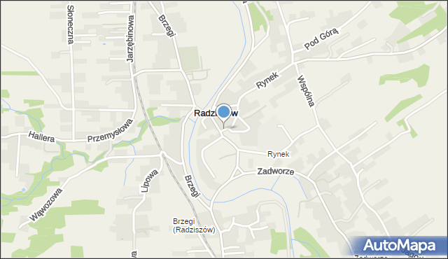 Radziszów, Radziszów, mapa Radziszów