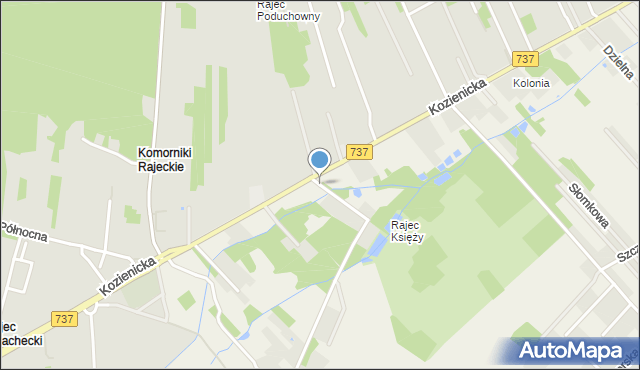 Rajec Poduchowny, Rajec Poduchowny, mapa Rajec Poduchowny