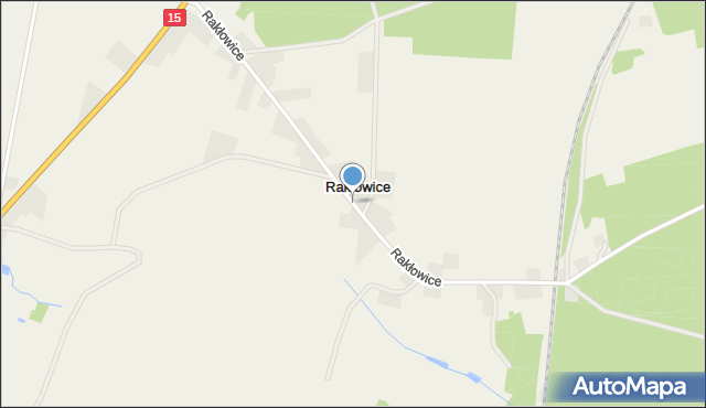 Rakłowice, Rakłowice, mapa Rakłowice
