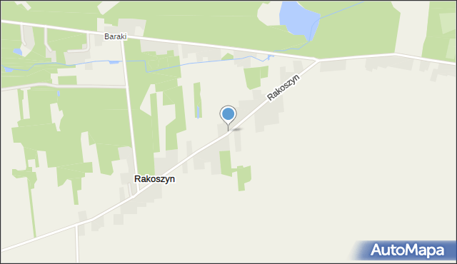 Rakoszyn, Rakoszyn, mapa Rakoszyn