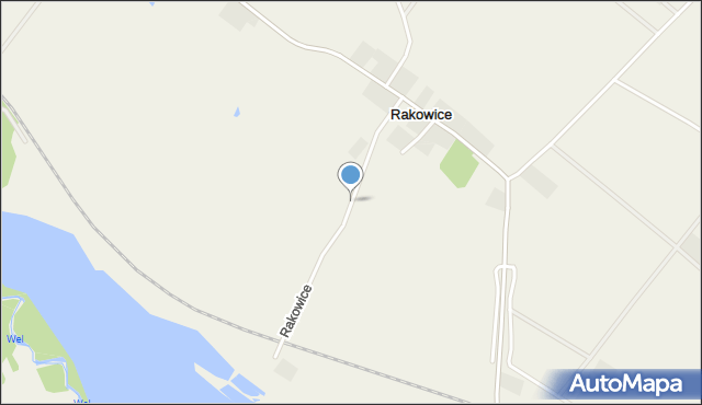 Rakowice gmina Lubawa, Rakowice, mapa Rakowice gmina Lubawa