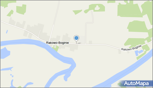Rakowo-Boginie, Rakowo-Boginie, mapa Rakowo-Boginie