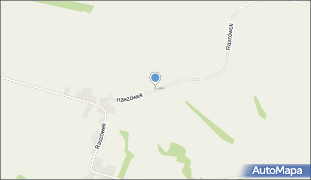 Raszówek, Raszówek, mapa Raszówek