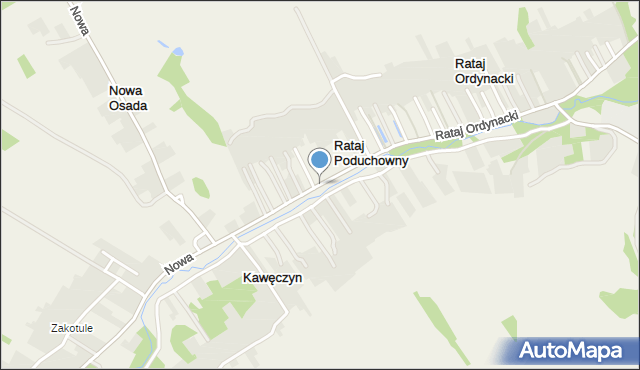 Rataj Poduchowny, Rataj Poduchowny, mapa Rataj Poduchowny