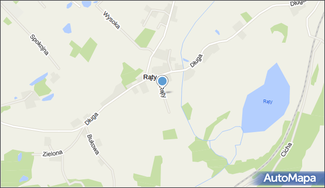 Rąty, Rąty, mapa Rąty