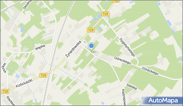 Stare Budy gmina Jaktorów, Radziejowicka, mapa Stare Budy gmina Jaktorów