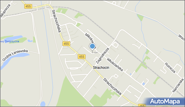 Wrocław, Radzionkowska, mapa Wrocławia