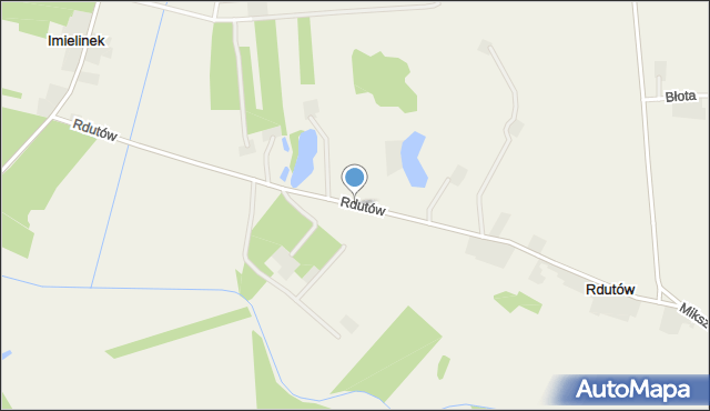 Rdutów gmina Nowe Ostrowy, Rdutów, mapa Rdutów gmina Nowe Ostrowy