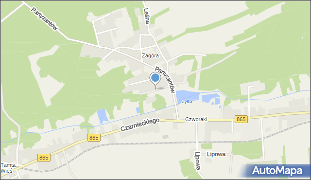 Bełżec, Reja Mikołaja, mapa Bełżec