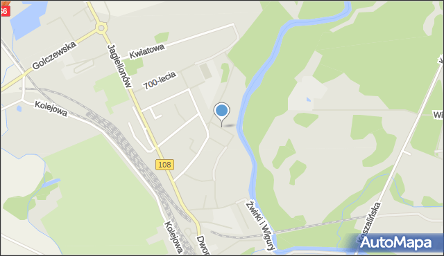 Płoty powiat gryficki, Reja Mikołaja, mapa Płoty powiat gryficki