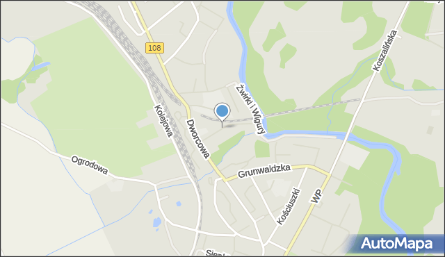 Płoty powiat gryficki, Rejtana Tadeusza, mapa Płoty powiat gryficki