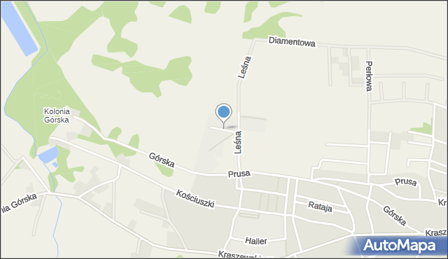 Podbrzezie Dolne, Reja Mikołaja, mapa Podbrzezie Dolne