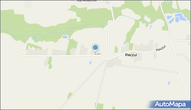 Reczul, Reczul, mapa Reczul