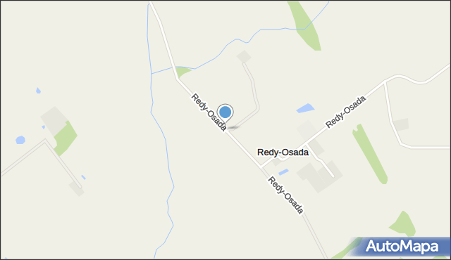 Redy-Osada, Redy-Osada, mapa Redy-Osada
