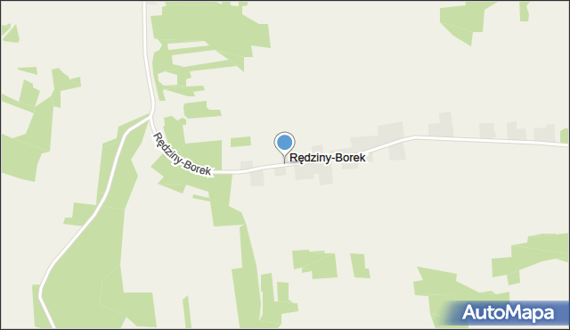 Rędziny-Borek, Rędziny-Borek, mapa Rędziny-Borek