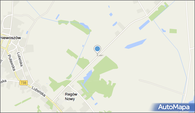 Regów Nowy, Regów Nowy, mapa Regów Nowy