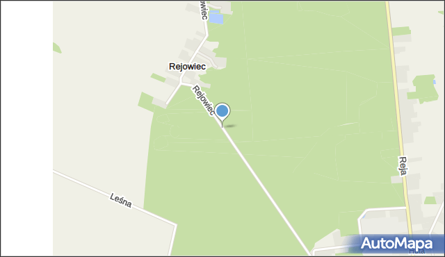 Rejowiec gmina Nagłowice, Rejowiec, mapa Rejowiec gmina Nagłowice