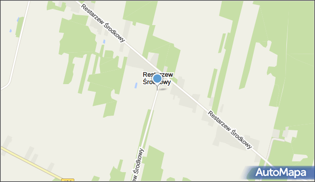 Restarzew Środkowy, Restarzew Środkowy, mapa Restarzew Środkowy