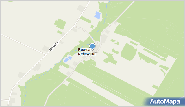 Rewica Królewska, Rewica Królewska, mapa Rewica Królewska