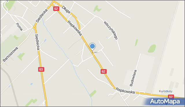 Sokołów Podlaski, Repkowska, mapa Sokołów Podlaski
