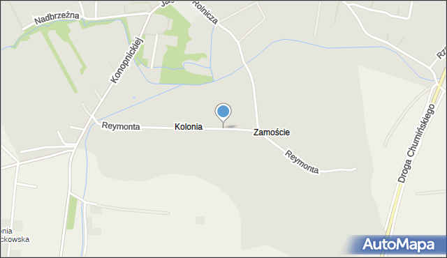 Wojnicz, Reymonta Władysława, mapa Wojnicz