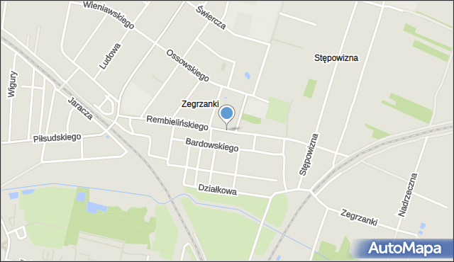 Zgierz, Rembielińskiego Rajmunda, mapa Zgierz