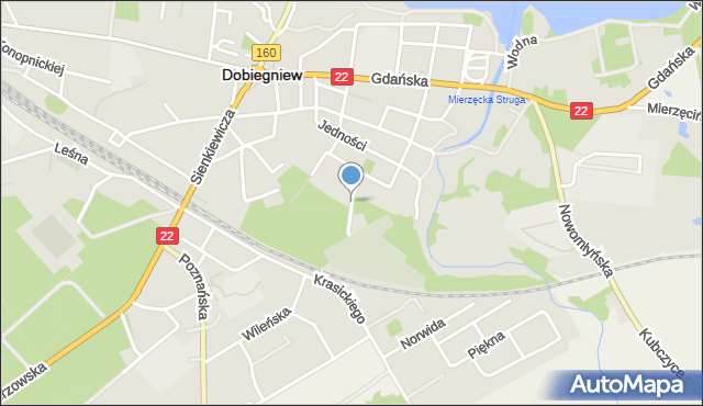 Dobiegniew powiat strzelecko-drezdenecki, Riedla, mapa Dobiegniew powiat strzelecko-drezdenecki