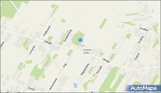 Borowa Góra gmina Serock, Róży Wiatrów, mapa Borowa Góra gmina Serock