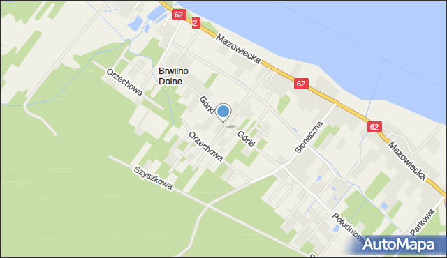 Brwilno Dolne, Rodzinna, mapa Brwilno Dolne
