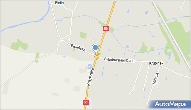 Ciechanów, Rondo Wojdyły Andrzeja, mapa Ciechanów
