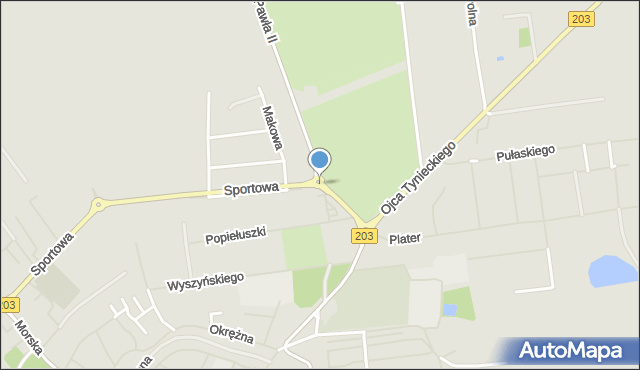 Darłowo, Rondo Pionierów Ziemi Darłowskiej, mapa Darłowo