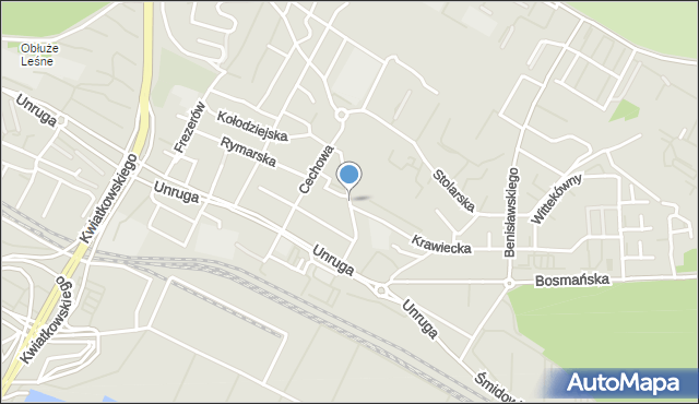 Gdynia, Robotnicza, mapa Gdyni