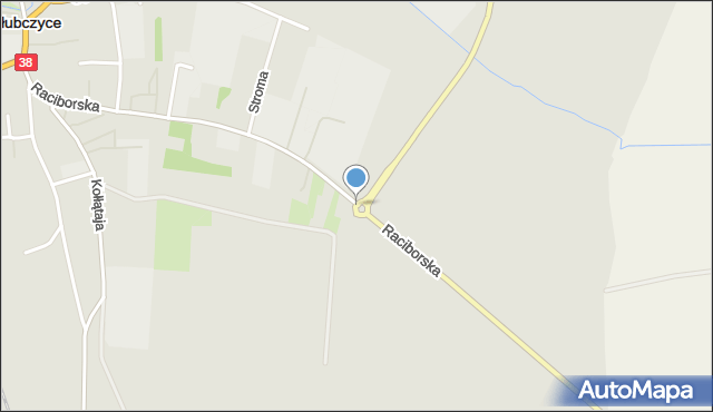 Głubczyce, Rondo Księcia Mieszka I, mapa Głubczyce