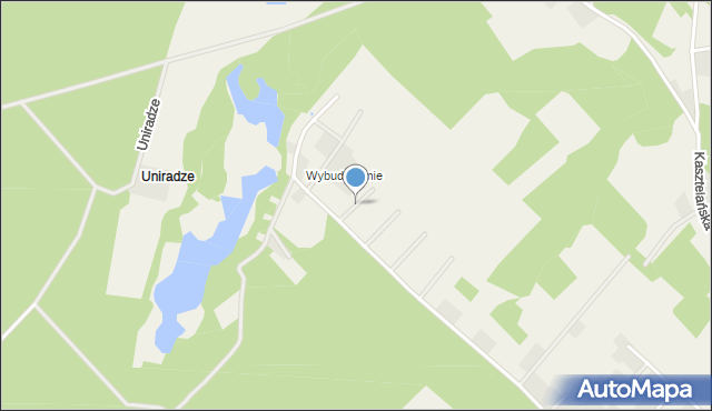 Gołubie, Różana, mapa Gołubie