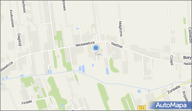 Góraszka, Rodzinna, mapa Góraszka