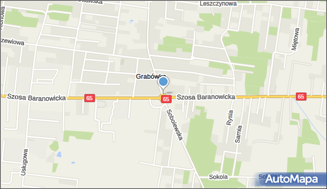 Grabówka gmina Supraśl, Rondo Pełkowskiego Wojciecha, ks., mapa Grabówka gmina Supraśl