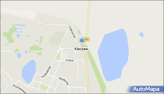 Kleczew, Rondo Powstańców Styczniowych, mapa Kleczew