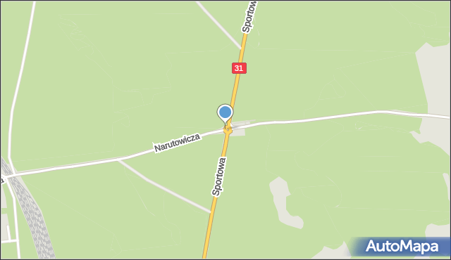 Kostrzyn nad Odrą, Rondo Woodstock, mapa Kostrzyn nad Odrą