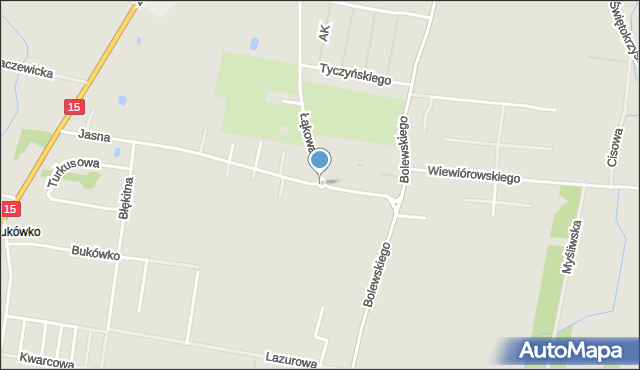Krotoszyn, Rondo Nawrockiego Władysława, mapa Krotoszyna