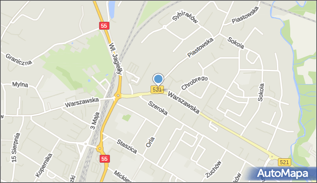 Kwidzyn, Rondo Piastowskie, mapa Kwidzyn