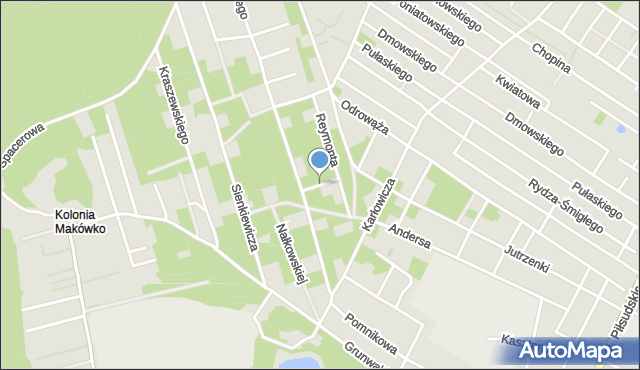 Marki powiat wołomiński, Różewicza Tadeusza, mapa Marki powiat wołomiński