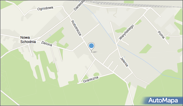 Ozimek, Robotnicza, mapa Ozimek